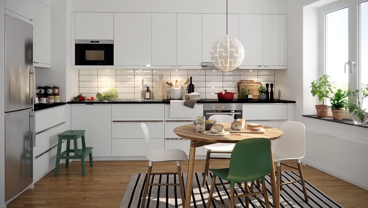 Amenajare bucatarie in stil scandinav in 22 imagini