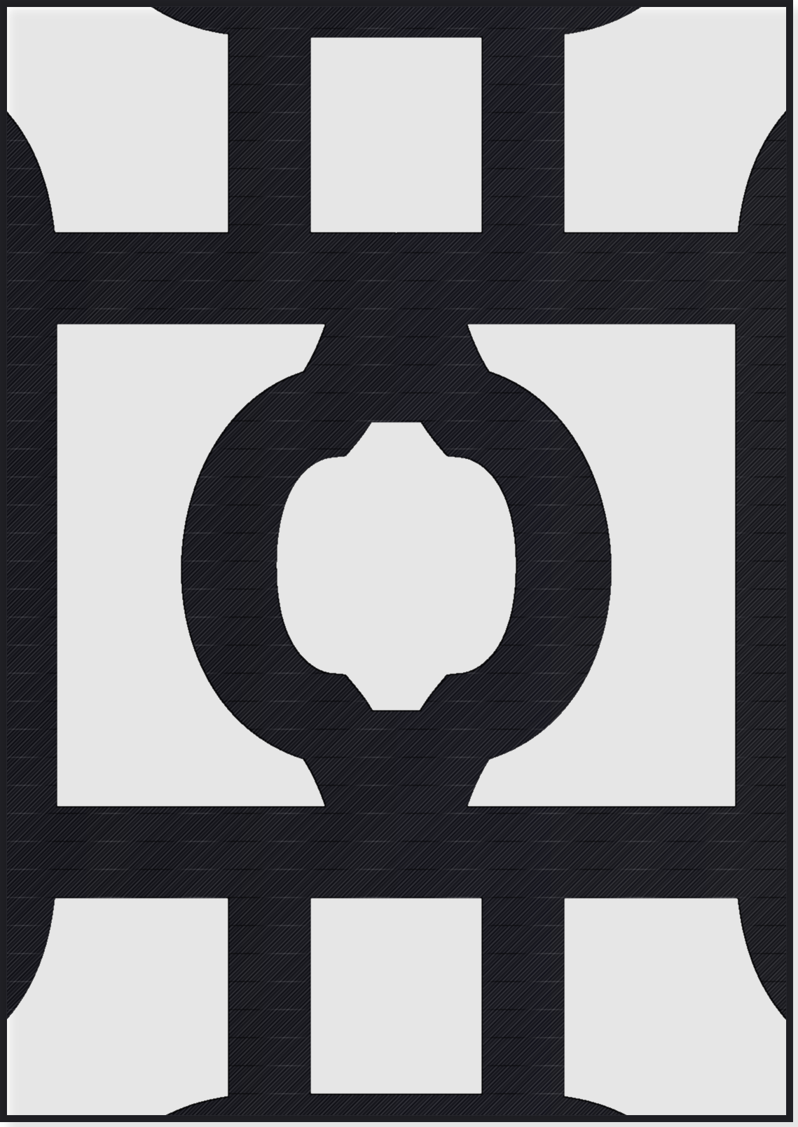 Panou Decorativ Model 027 — Tablă Decupată CNC Laser