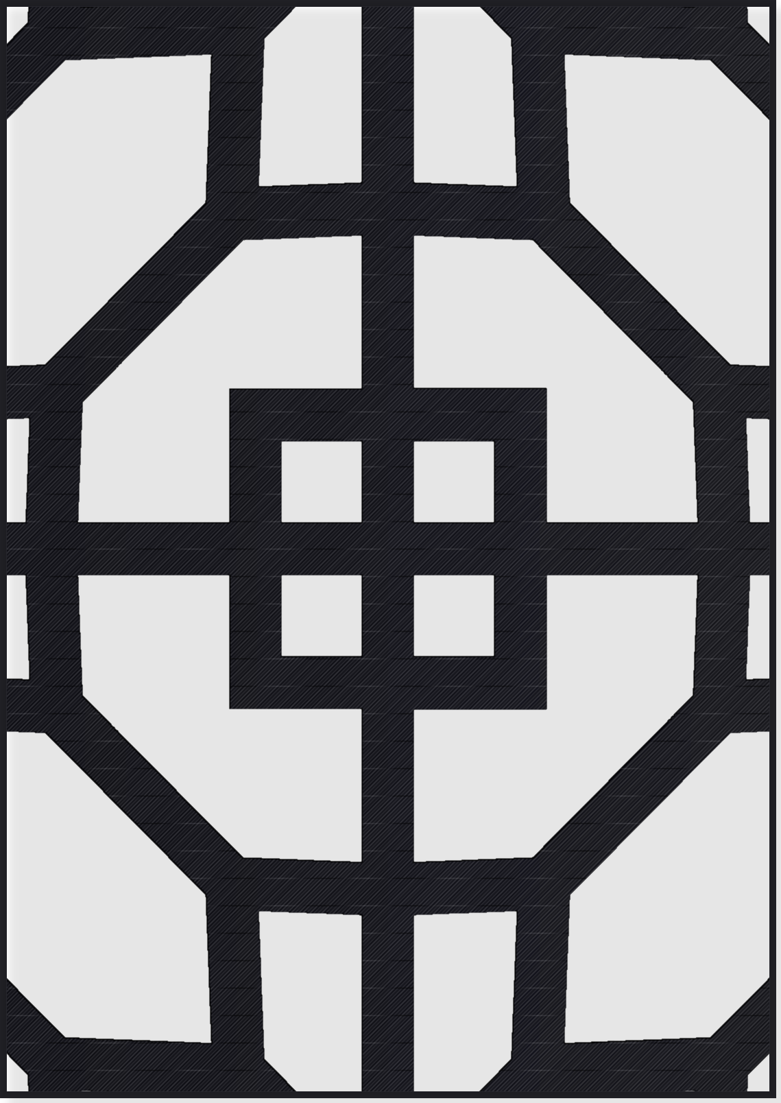 Panou Decorativ Model 167 — Tablă Decupată CNC Laser