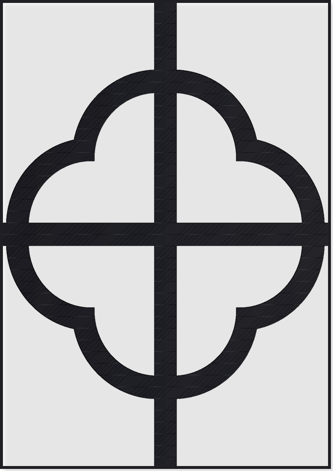 Panou Decorativ Model 173 — Tablă Decupată CNC Laser