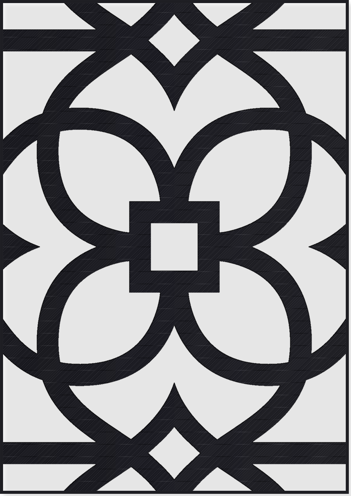 Panou Decorativ Model 204 — Tablă Decupată CNC Laser