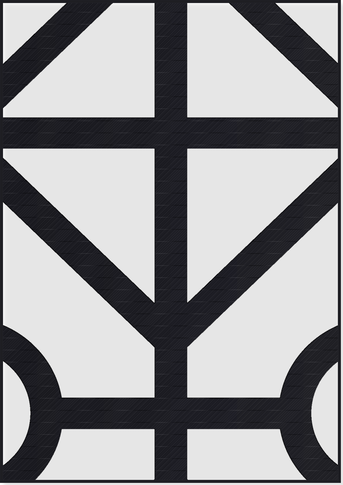Panou Decorativ Model 239 — Tablă Decupată CNC Laser