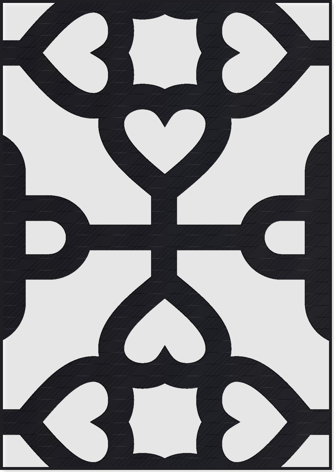 Panou Decorativ Model 242 — Tablă Decupată CNC Laser