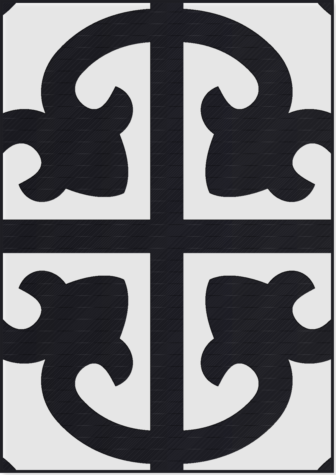 Panou Decorativ Model 243 — Tablă Decupată CNC Laser