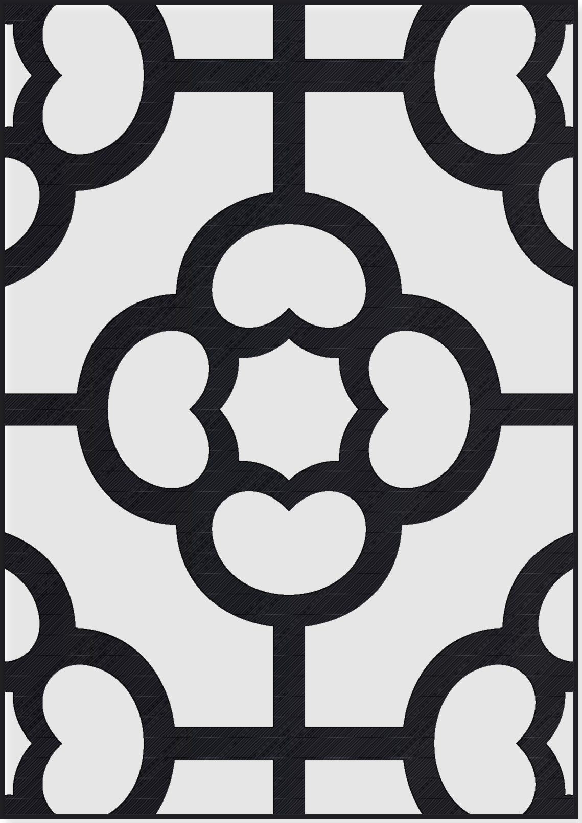 Panou Decorativ Model 245 — Tablă Decupată CNC Laser