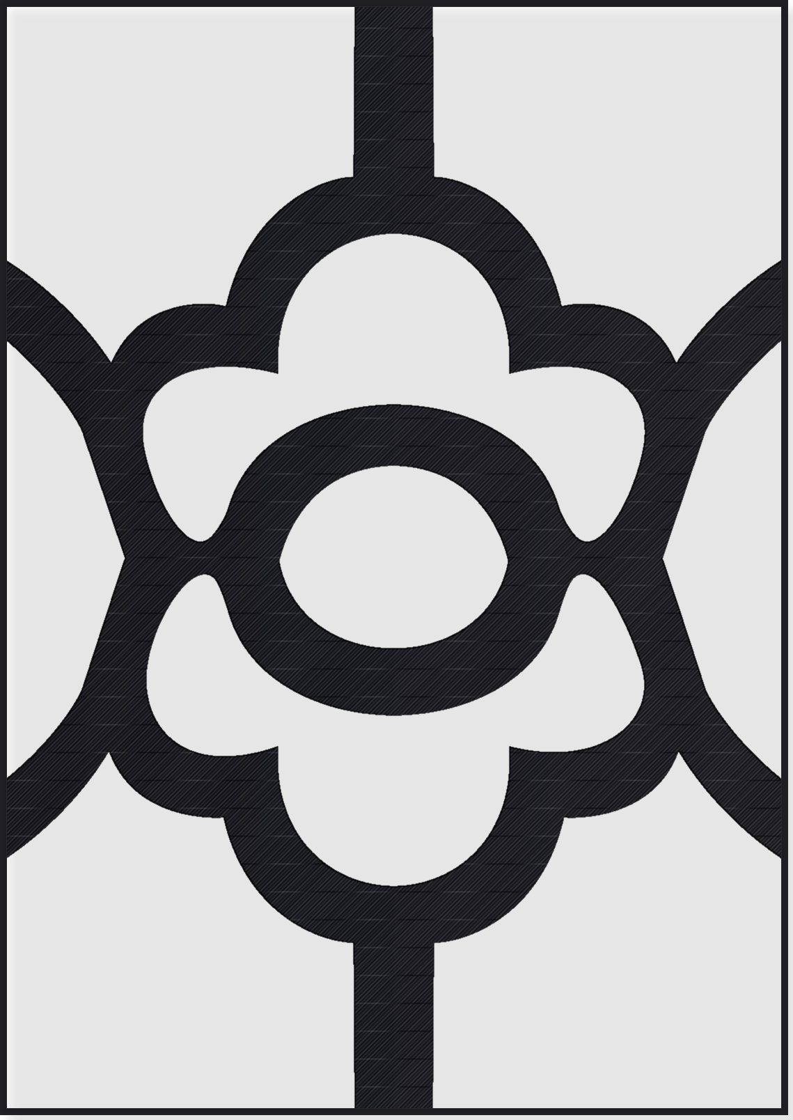 Panou Decorativ Model 254 — Tablă Decupată CNC Laser