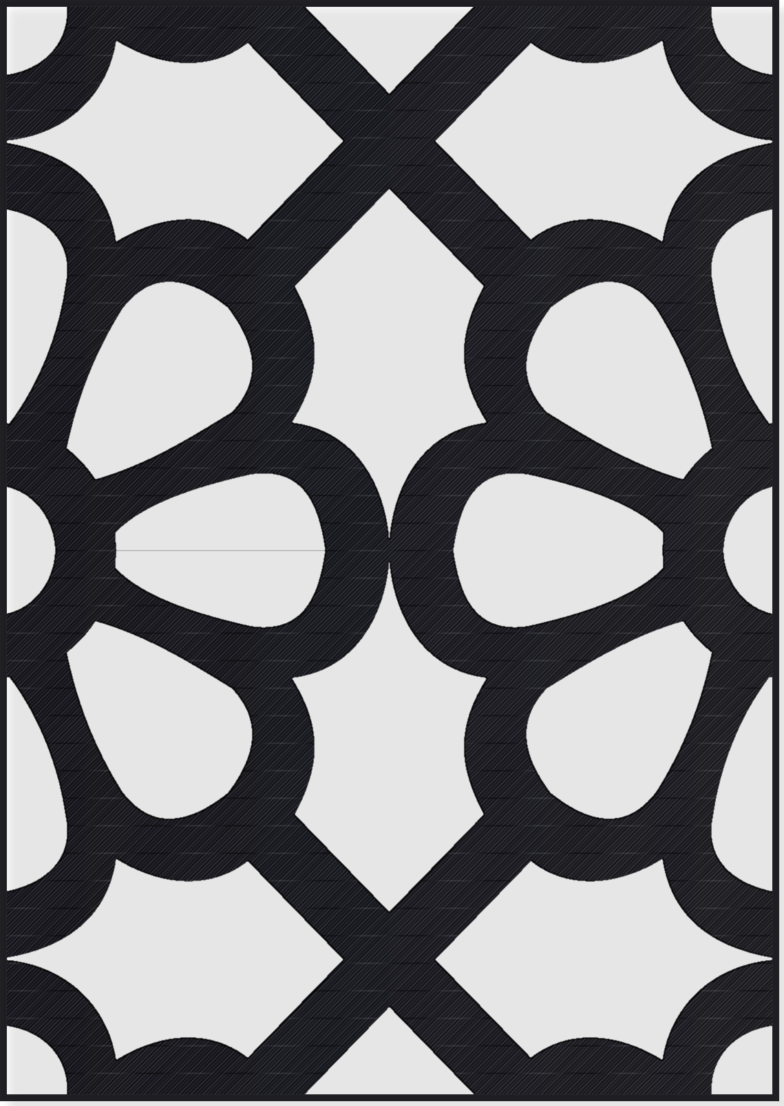 Panou Decorativ Model 290 — Tablă Decupată CNC Laser