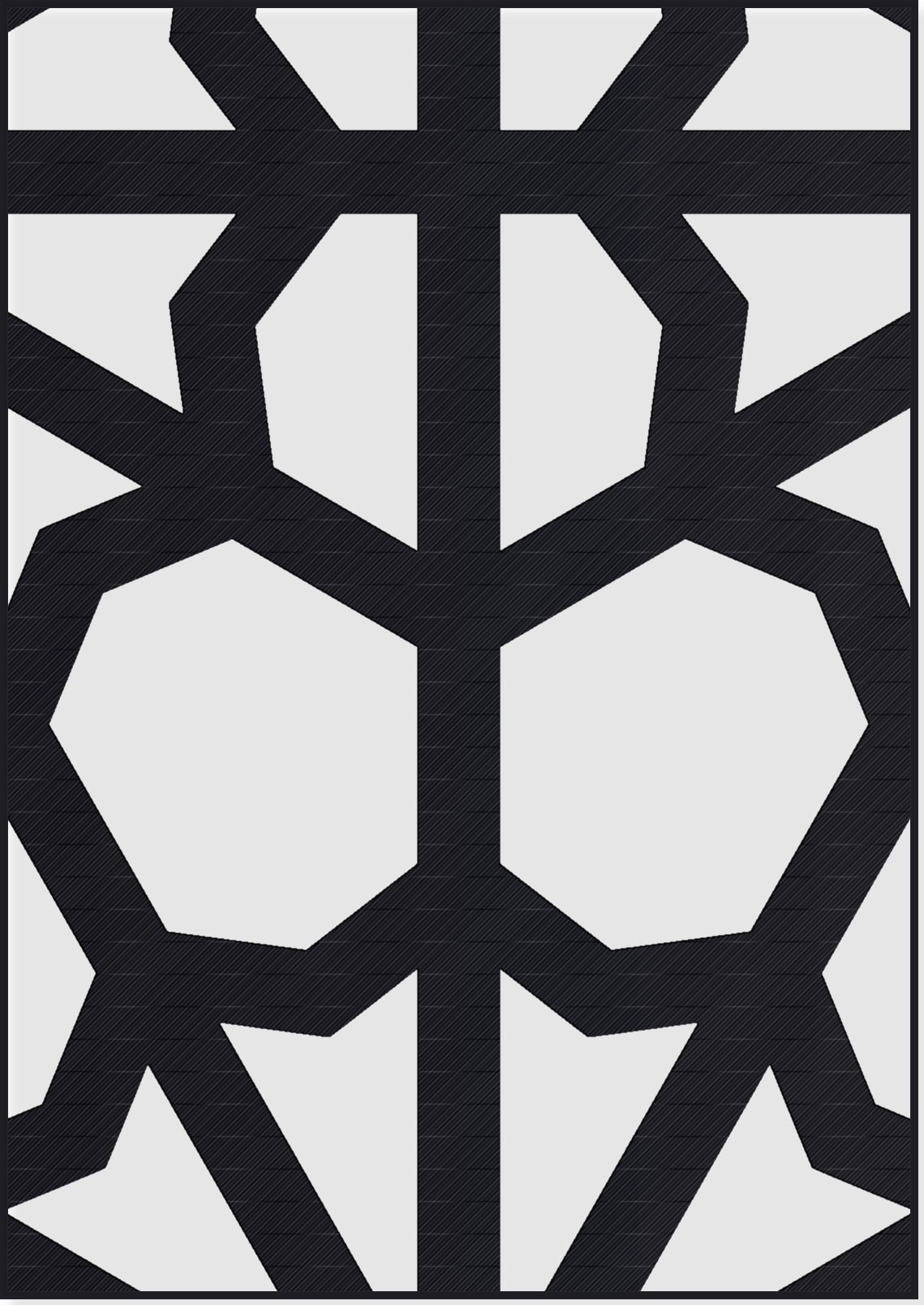Panou Decorativ Model 293 — Tablă Decupată CNC Laser