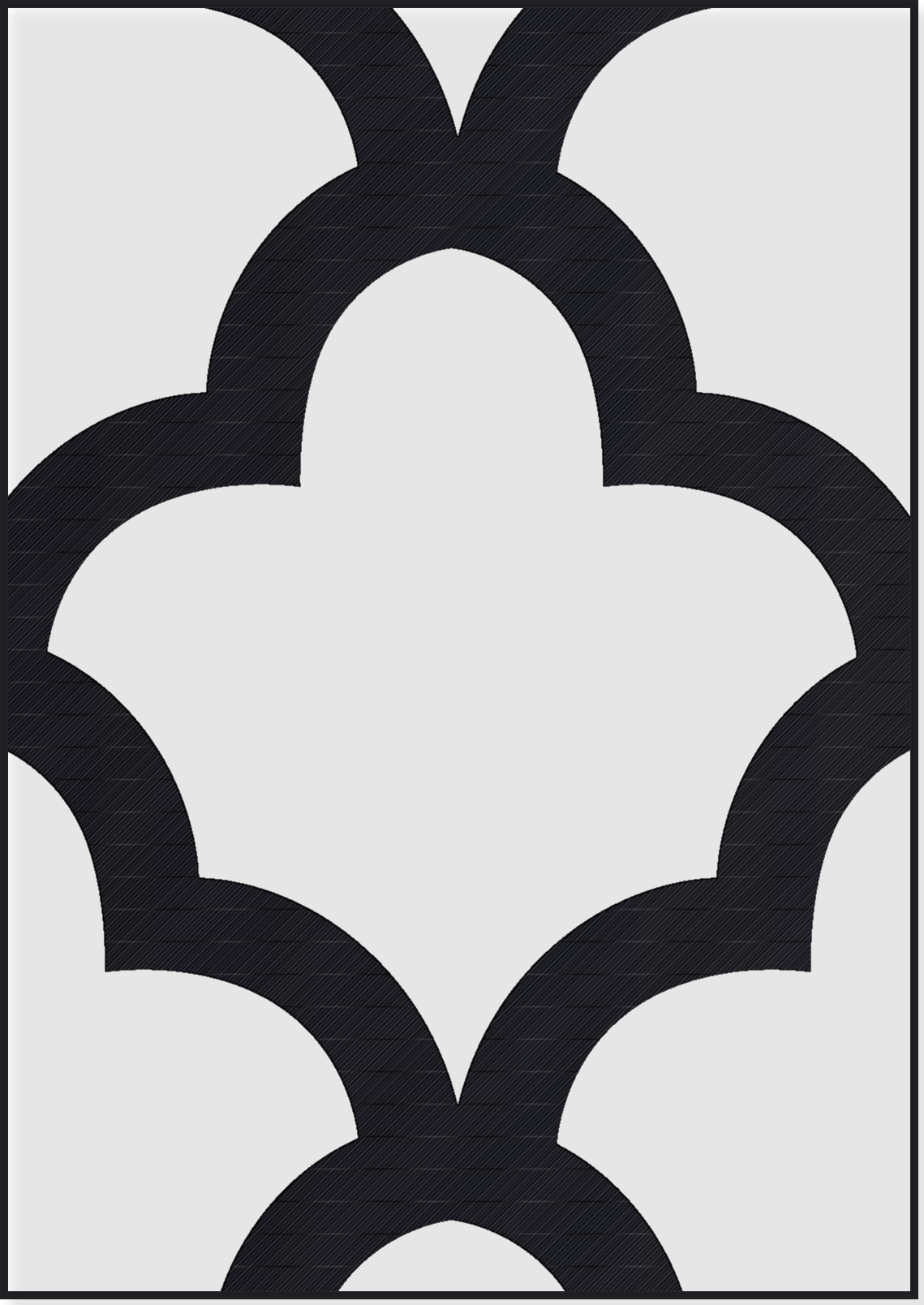 Panou Decorativ Model 310 — Tablă Decupată CNC Laser