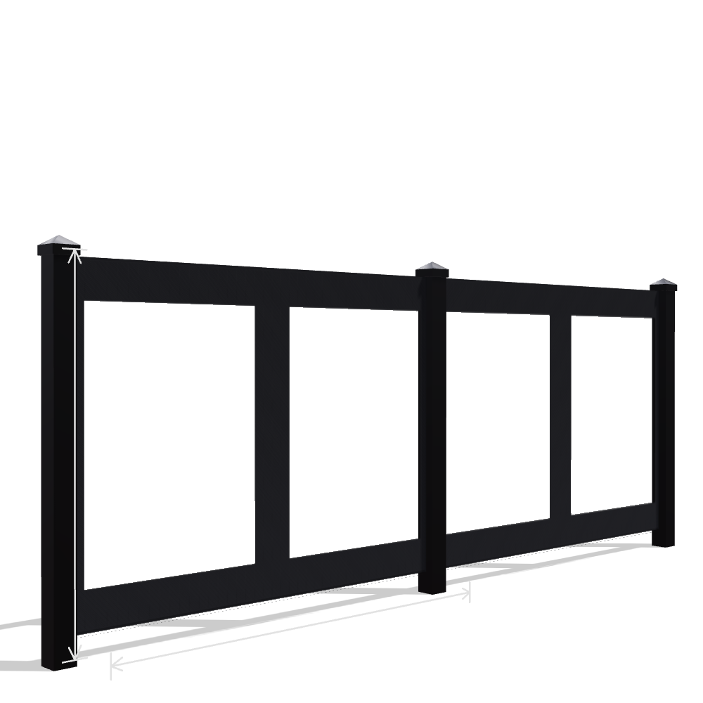 Panou Gard Metalic Model 114 — Tablă Decupată CNC Laser