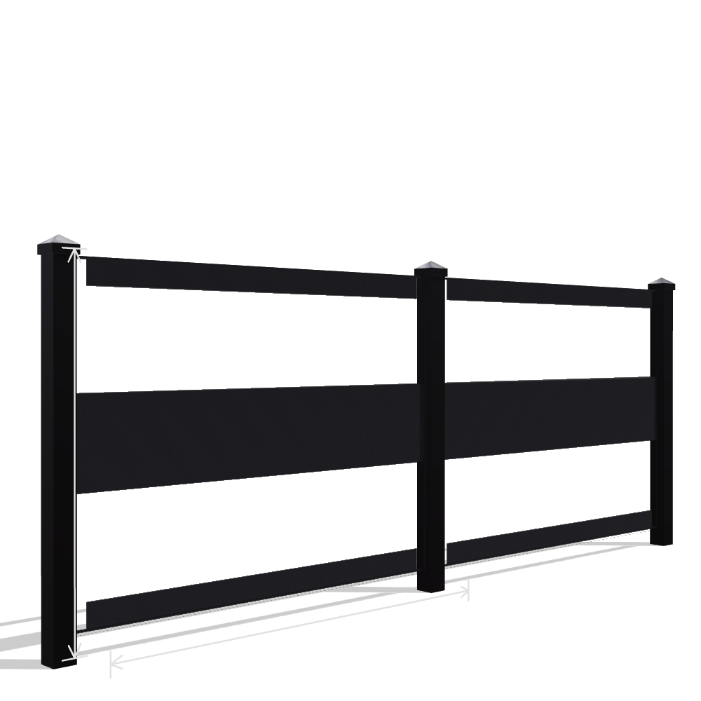 Panou Gard Metalic Model 154 — Tablă Decupată CNC Laser